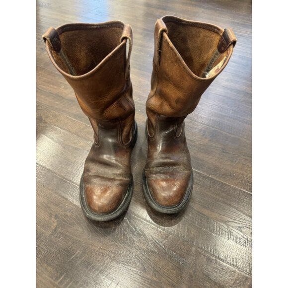 Red Wing Boot Men 7D Supersole Pecos Soft Toe Pull On Leather Made In USA‎ 1105 main image 7